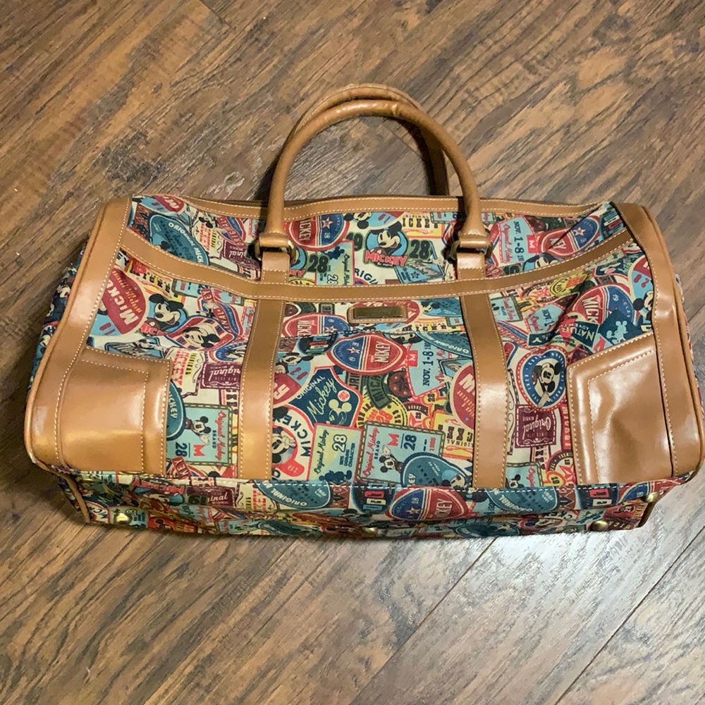 Urban Vintage Mickey Mouse Duffel Bag